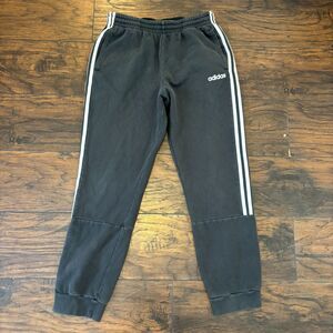 Adidas size Large Black Soccer Sporty Athletic Futbol Joggers